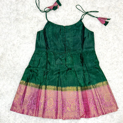 Diya - Emerald Goddess Sari Dress