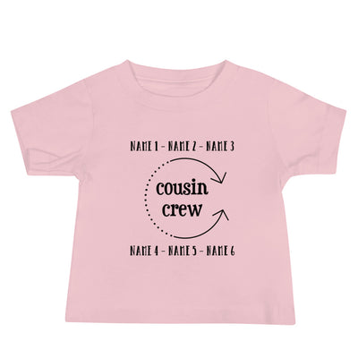 PERSONALIZED COUSIN CREW BABY T-SHIRT