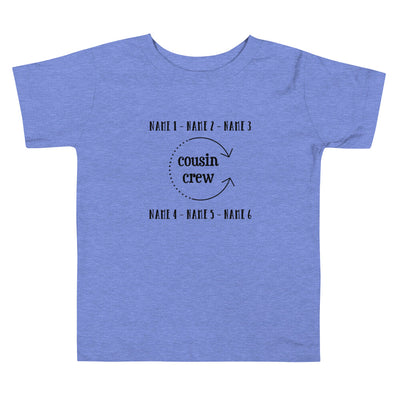 PERSONALIZED COUSIN CREW TODDLER T-SHIRT