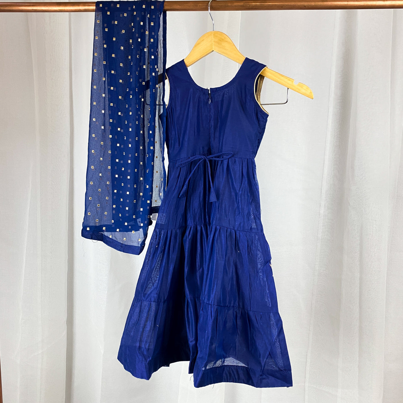 ODIKA - Royal Blue Toddler Girls Gown