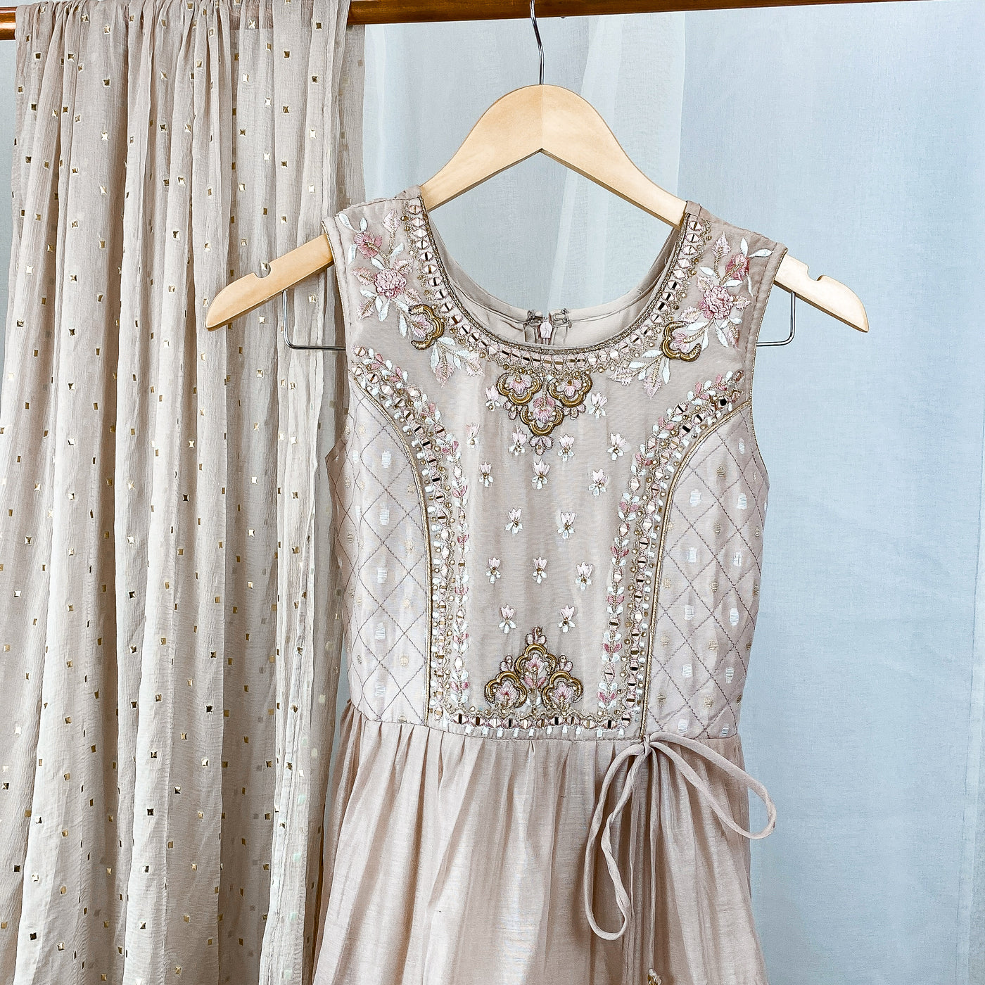 URMI - Soft Almond Beige Gown