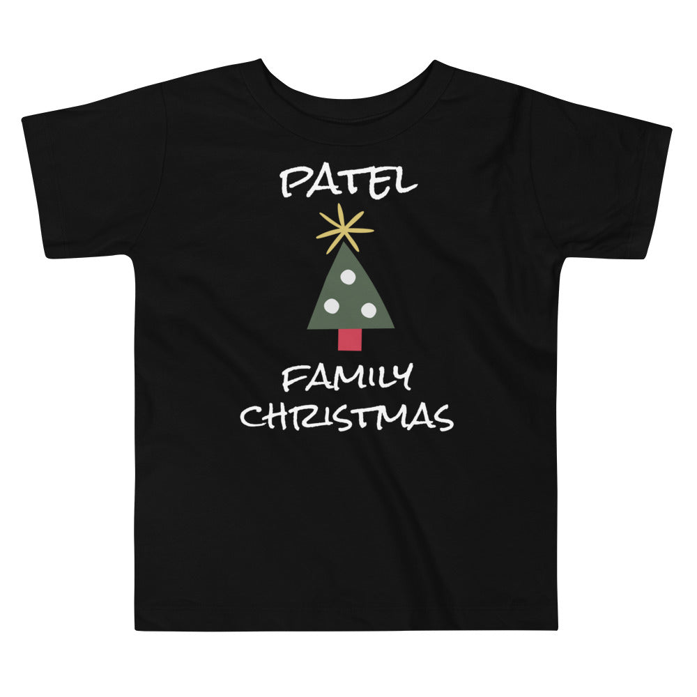 PERSONALIZED FAMILY NAME CHRISTMAS TODDLER T-SHIRT