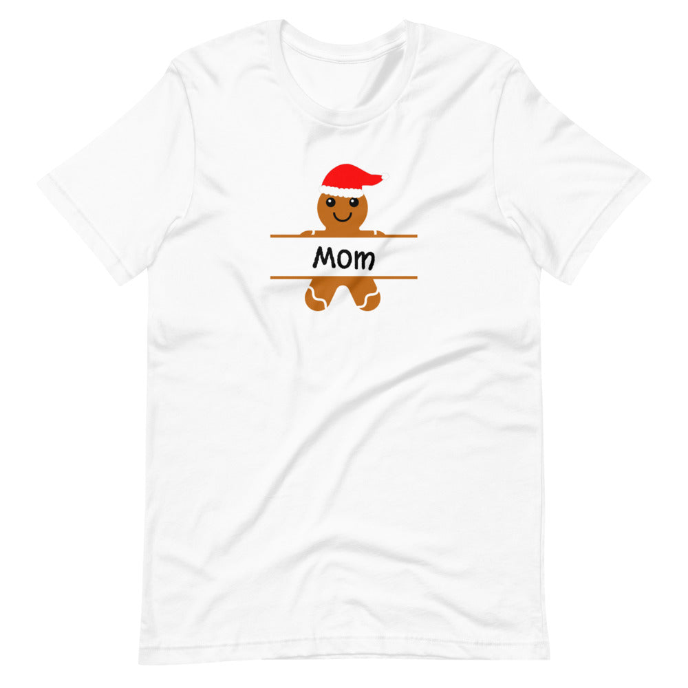 PERSONALIZED NAME GINGERBREAD COOKIE T-SHIRT (UNISEX)