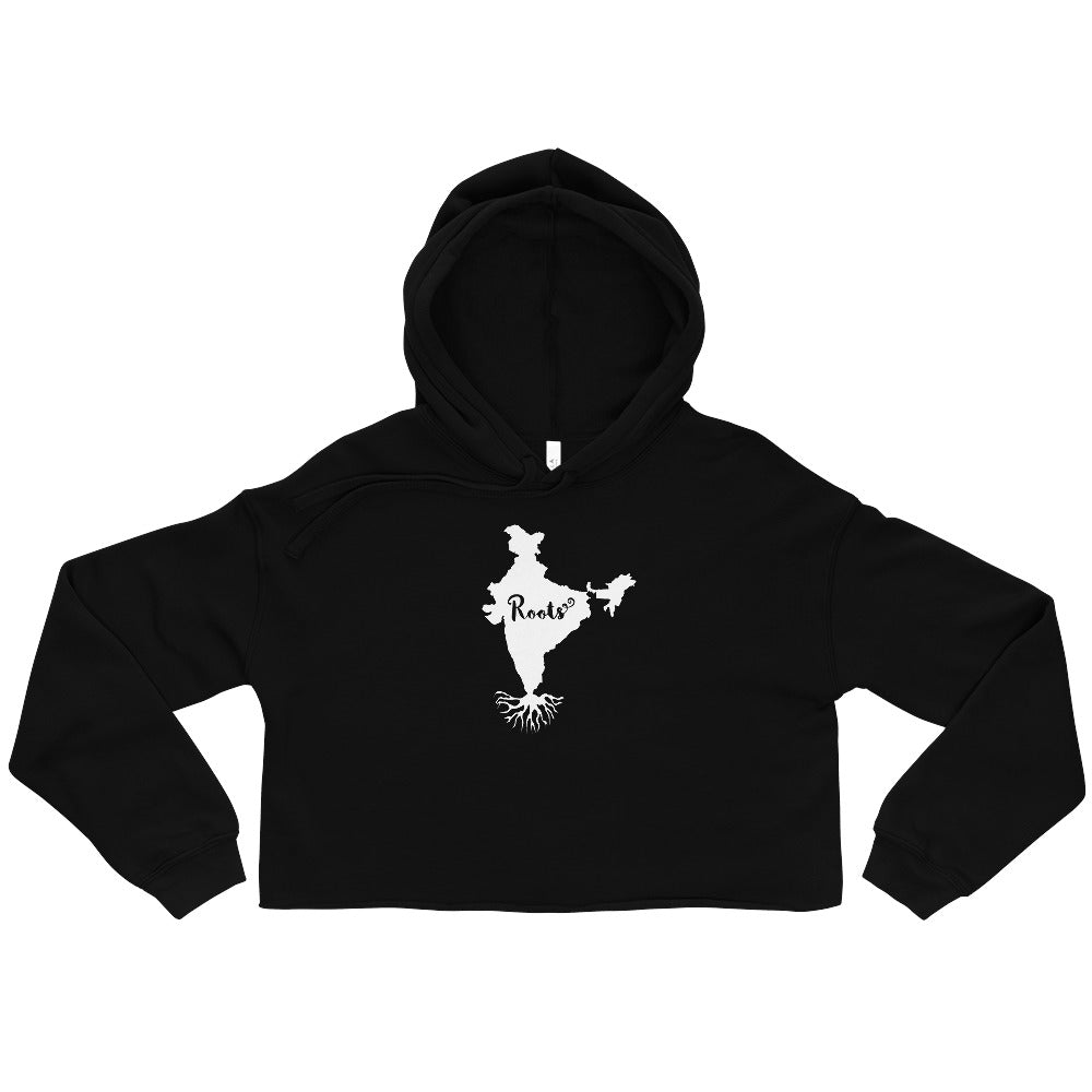 INDIA ROOTS WOMENS CROP HOODIE Aarika s Closet
