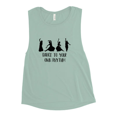 DANCE TO YOUR OWN RHYTHM - WOMENS MUSCLE TANK
